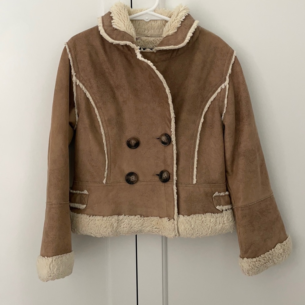 Adorable girls JeanBourget double breasted jacket
